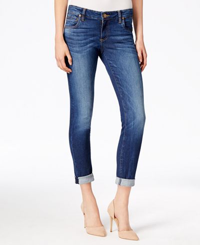 Kut from the Kloth Catherine Excited Wash Boyfriend Jeans, Only at Macy's