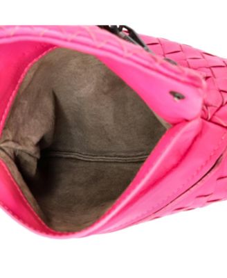 Small Expandable Chain Crossbody Bag Intrecciato Nappa