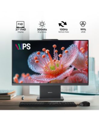 IdeaCentre 27" All-in-One AMD Ryzen 7 16GB RAM AMD Radeon Graphics 2TB SSD Storage Windows 11 Pro 100Hz