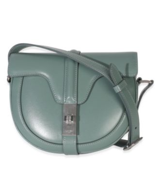 Celadon Satinated Calfskin Besace Small 16