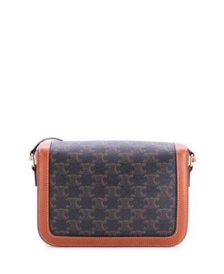 Medium Triomphe Shoulder Bag Triomphe Coated Canvas