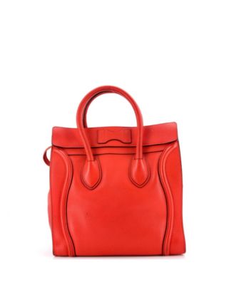 Mini Luggage Bag Grainy Leather