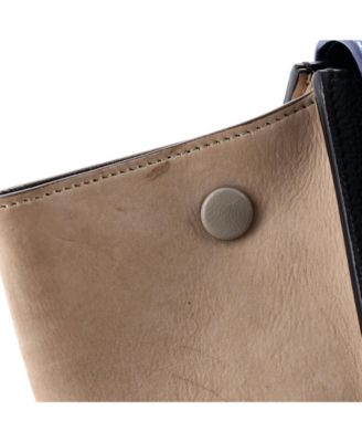 Small Trapeze Bag Leather with Patent