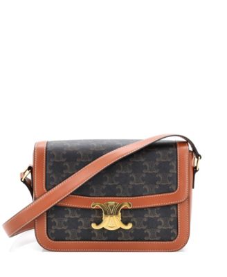 Medium Triomphe Shoulder Bag Triomphe Coated Canvas