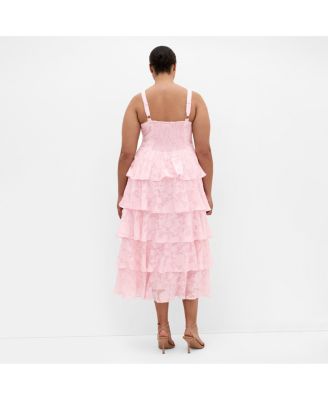 Women's Plus Size Daniela Ruffle Tier Dress