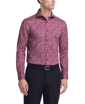 Ted Baker Men's Printed Slim Fit Dress Shirt - Macy's