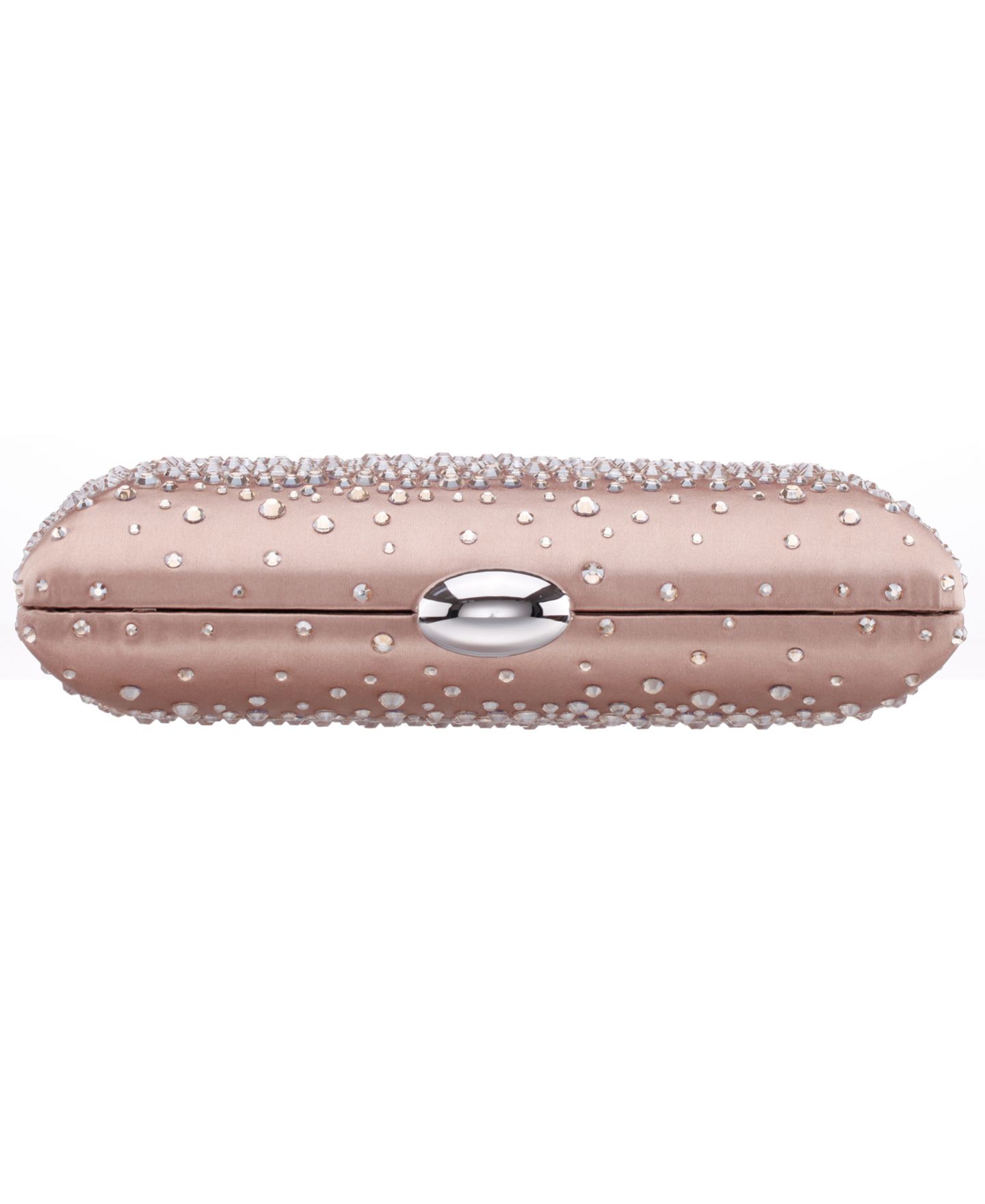 Женский клатч Nina Crystal Scatter Pattern Minaudiere Small Clutch Handbag, цвет: Медовый — фото 5