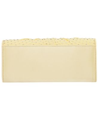 Unique Chiffon Twist Crystal Small Clutch Handbag