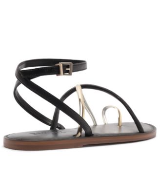 Women's Valeria Round Toe Flat Sandals