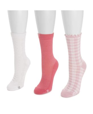 Women's Dream Step Crew Socks, 3 Pair Pack