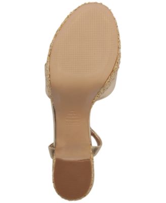 Women's Keefa Raffia Round Toe Sandals