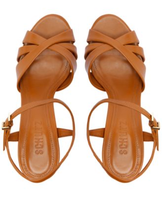 Women's Keefa Raffia High Block Heel Sandals