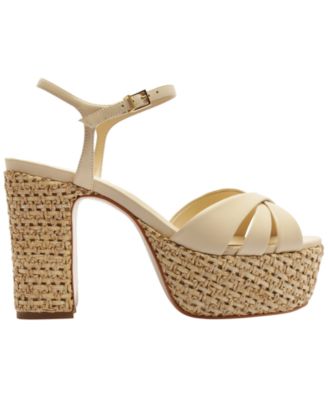 Women's Keefa Raffia Round Toe Sandals
