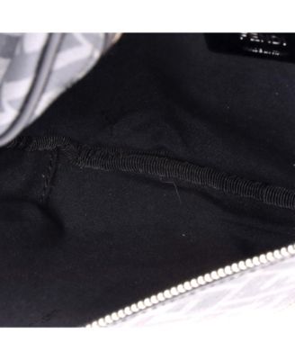 Zip Belt Bag Zucca Coated Canvas and Leather