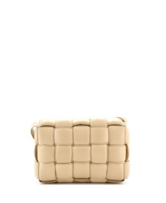 Cassette Crossbody Bag Padded Maxi Intrecciato Leather