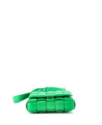 Small Cassette Crossbody Bag Padded Maxi Intrecciato Leather