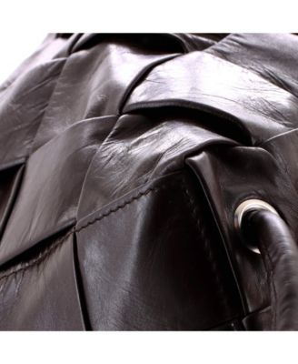 Small Cassette Sailor Backpack Maxi Intrecciato Leather