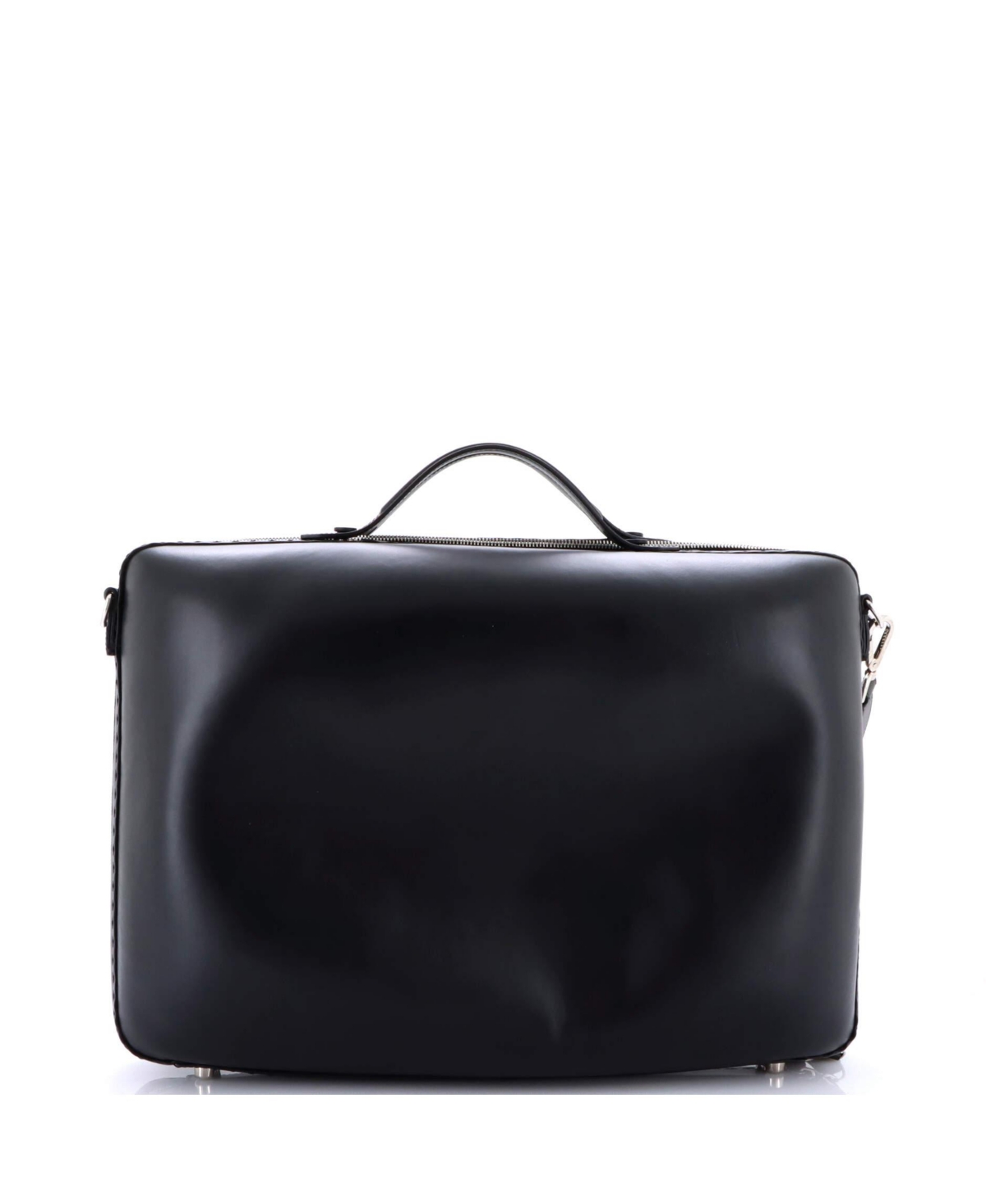 Pre-Owned Fendi Large Ff Zip Around Travel Bag Leather