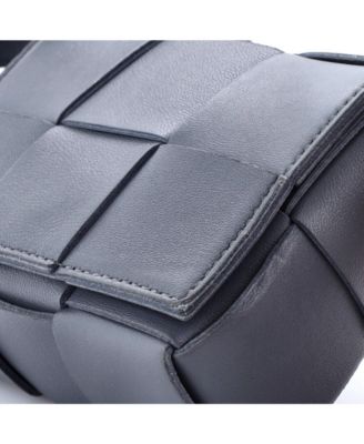 Candy Cassette Crossbody Bag Maxi Intrecciato Leather