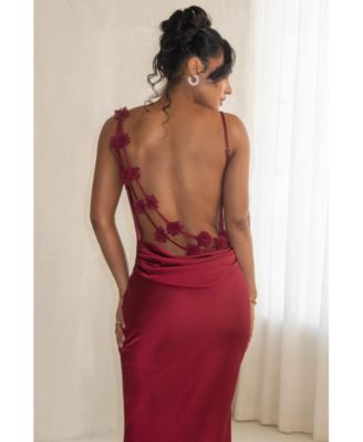 Women's Down The Aisle Satin Gown