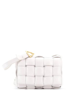 Cassette Crossbody Bag Padded Maxi Intrecciato Leather