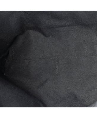 Large Front Zip Messenger Zucca Coated Canvas and Leather