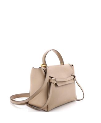 Micro Belt Bag Textured Leather