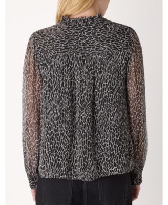 Women's Dragonfly Print Blouse