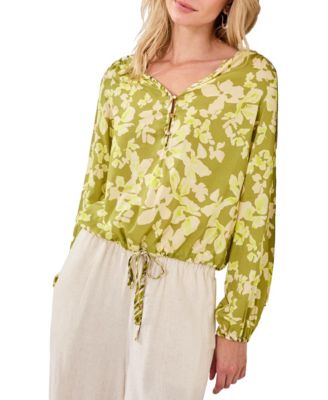 Women's Flowy Long-Sleeve Novelty Top