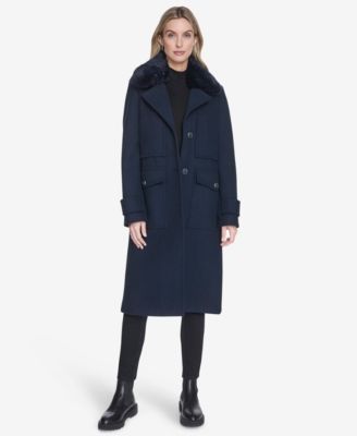 Olpae Sb Wool Twill Women's Coat With Back Vent