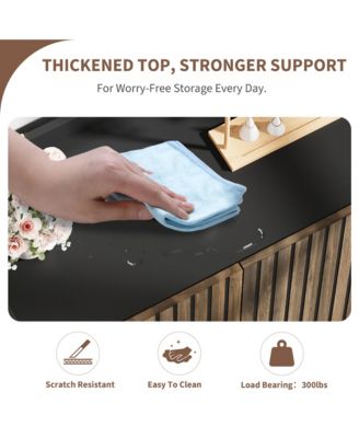 2Pcs Modern Entryway Shoe Cabinet – Large Storage Organizer with Adjustable Shelves, Doors – Holds 30 Pairs, Freestanding for Hallway