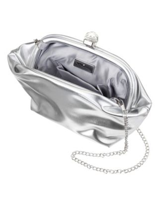 Lyric Soft Metallic Small Clutch Handbag