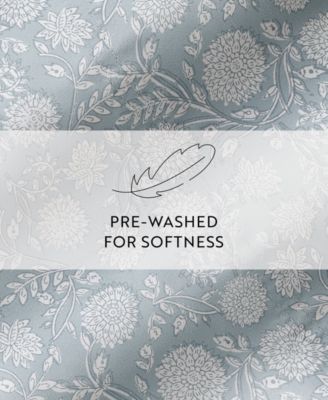 Long Staple 300-Thread Count Cotton Pattern 4-Pc. Sheet Set, Full