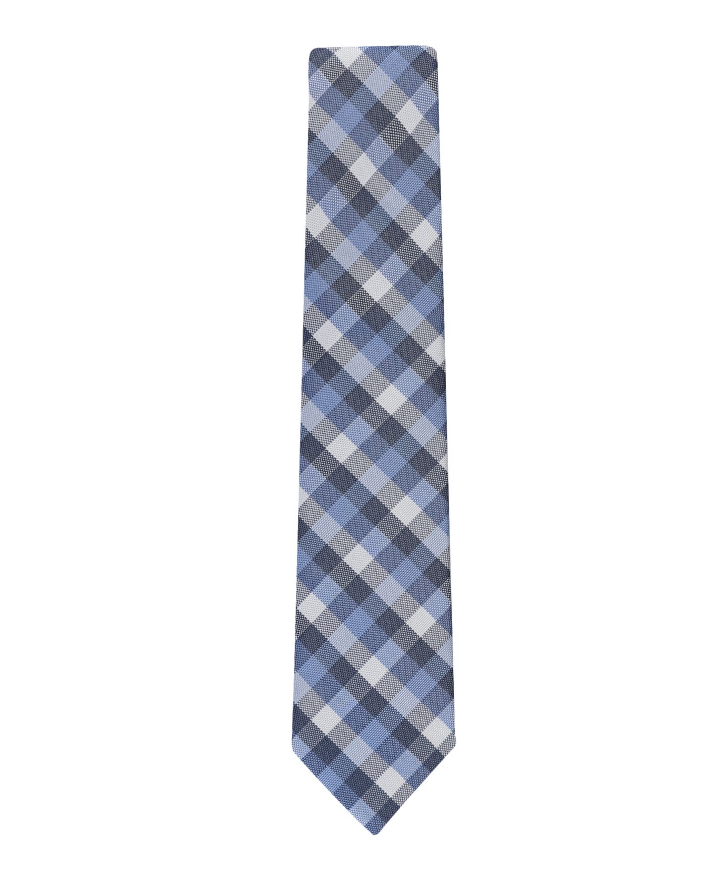 Мужские галстуки Tommy Hilfiger Holden Seasonal Plaid Pattern Tie, цвет: Тёмно-синий — фото 2
