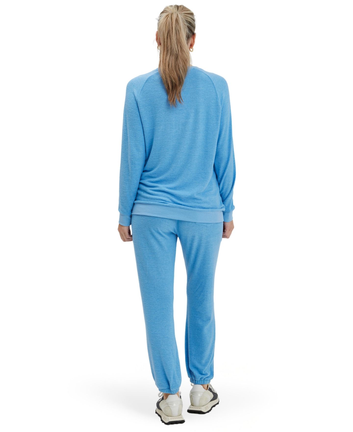 Женская толстовка NOM Maternity Heart On My Sleeve Hidden-Zip Nursing, цвет: Bluebell — фото 3