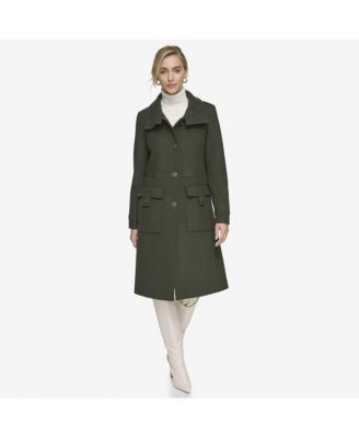Women's Almedia Sb Wool Twill Coat With Back Belt