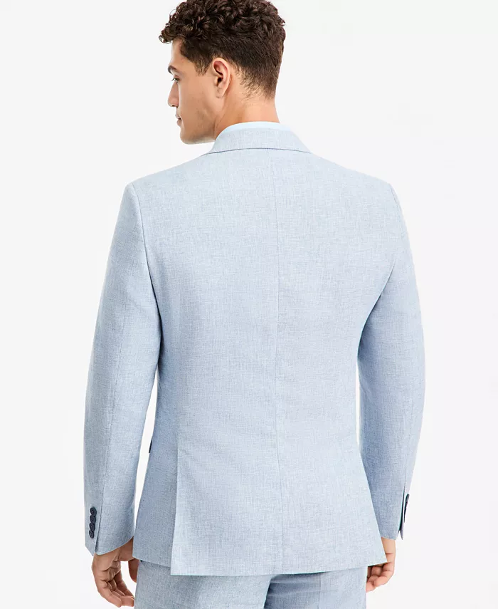 Men's Slim-Fit Linen-Blend Suit Separates Jacket - thumbnail 2