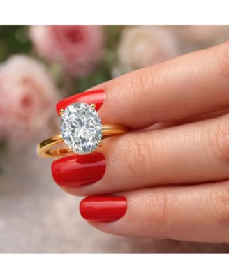 The Elena Oval Solitaire Ring