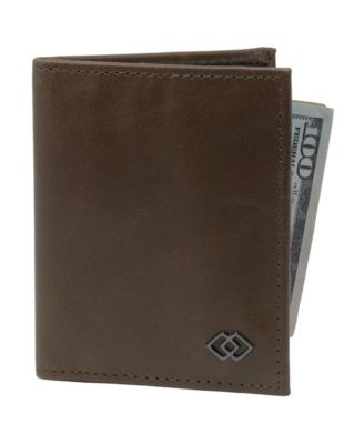 Men's Men RFID Leather Wallet Slim Front Pocket Wallet Business Card Case
