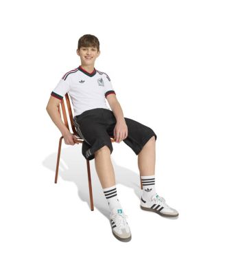 Big Boys and Girls White Mexico National Team FIFA X World Cup 2026 Away Replica Jersey