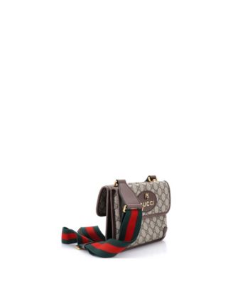 Small Neo Vintage Flap Messenger GG Coated Canvas