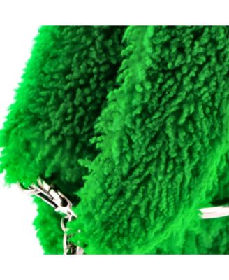 Medium Horsebit Chain Shoulder Bag Shearling