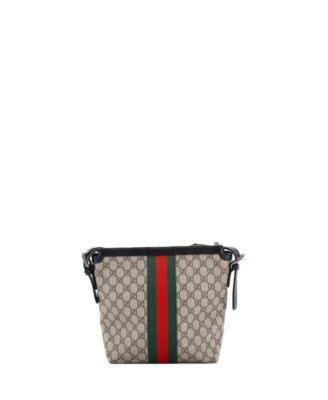 Small Web Messenger Bag GG Coated Canvas