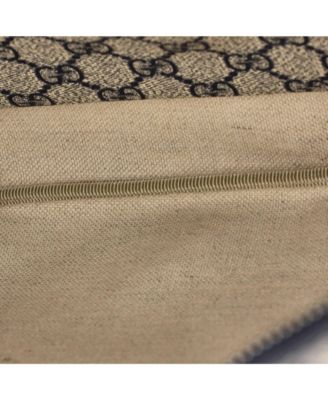 Large Web Loop Flat Messenger GG Coated Canvas