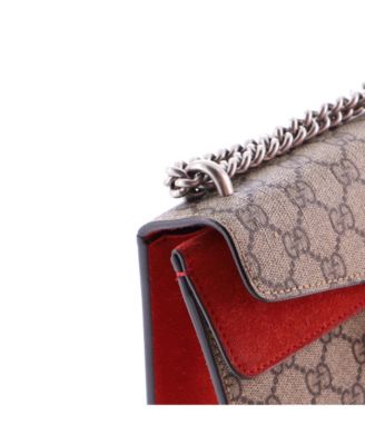 Small Dionysus Bag GG Coated Canvas with Crystal Embellished Metal