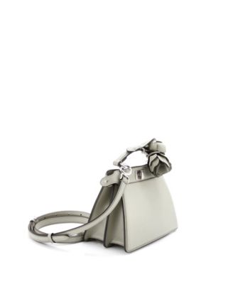 Petite Peekaboo ISeeU Bag Leather with Embellished Handle