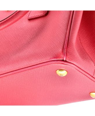 Small Galleria Double Zip Tote Saffiano Leather