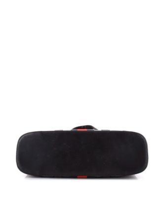 Large Web Open Tote GG Coated Canvas