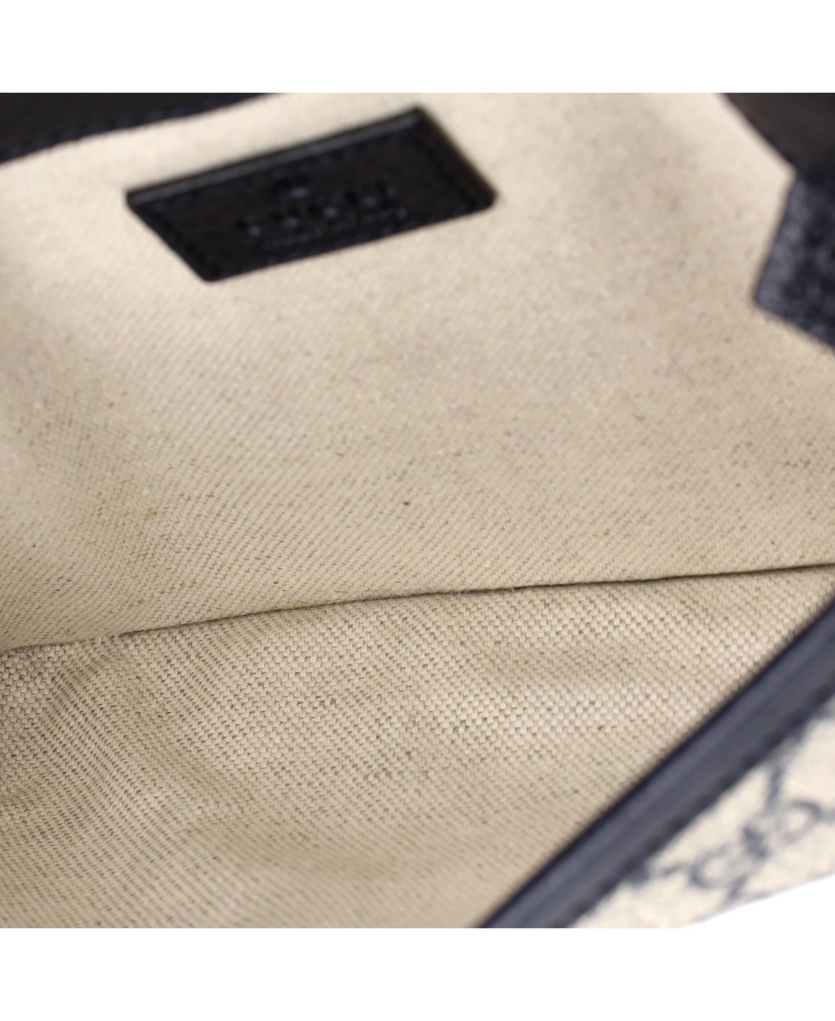 Pre-Owned Gucci Ophidia Flap Belt Bag Gg Coated Canvas with Leather