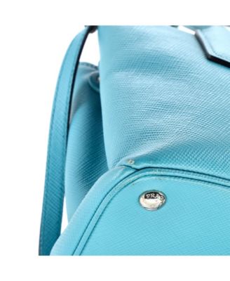 Small Turnlock Cuir Twin Tote Saffiano Leather